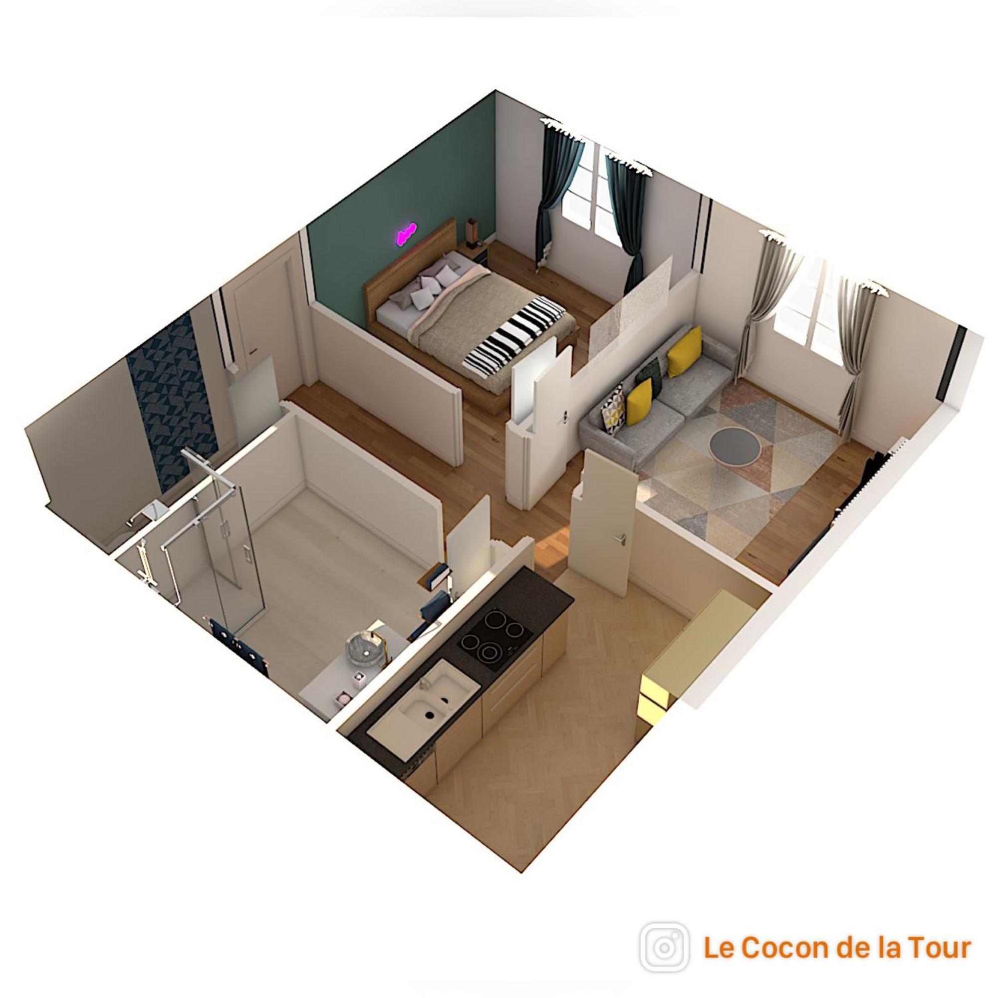Апартаменты Le Cocon De La Tour -Vip-Compiegne-Hyper Centre Экстерьер фото